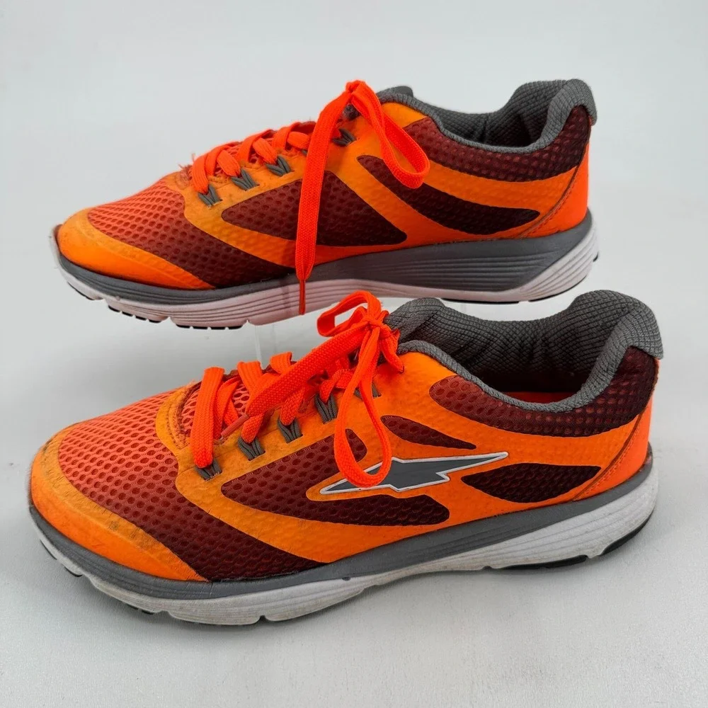 Avia Running Shoes Sneakers MENS Orange Gray Lace Up Athletic SIZE 10.5
